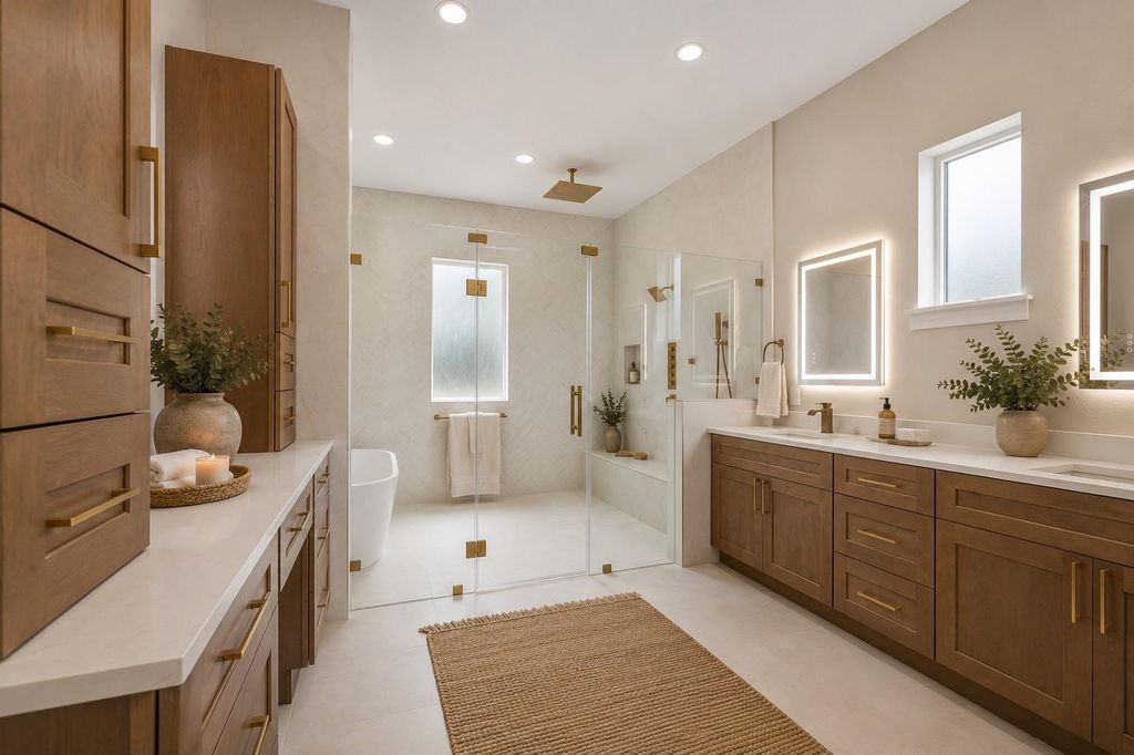 Primary bath vanity